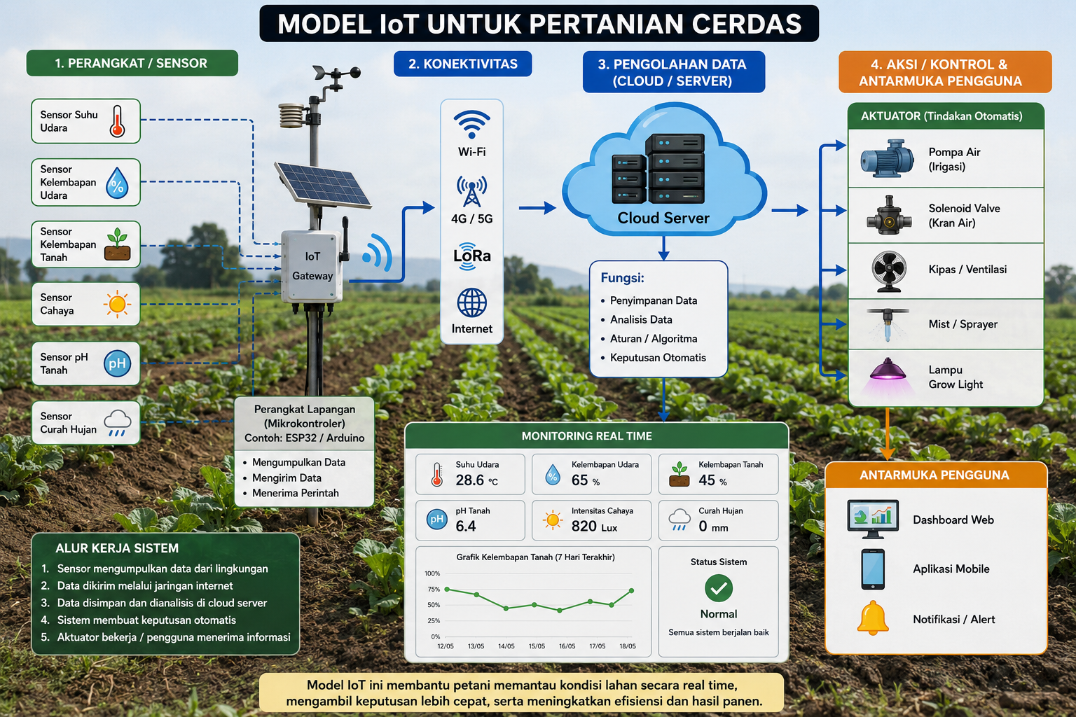 Internet of Things (IoT): Konsep Dasar dan Penerapannya dalam Bidang Pertanian Modern